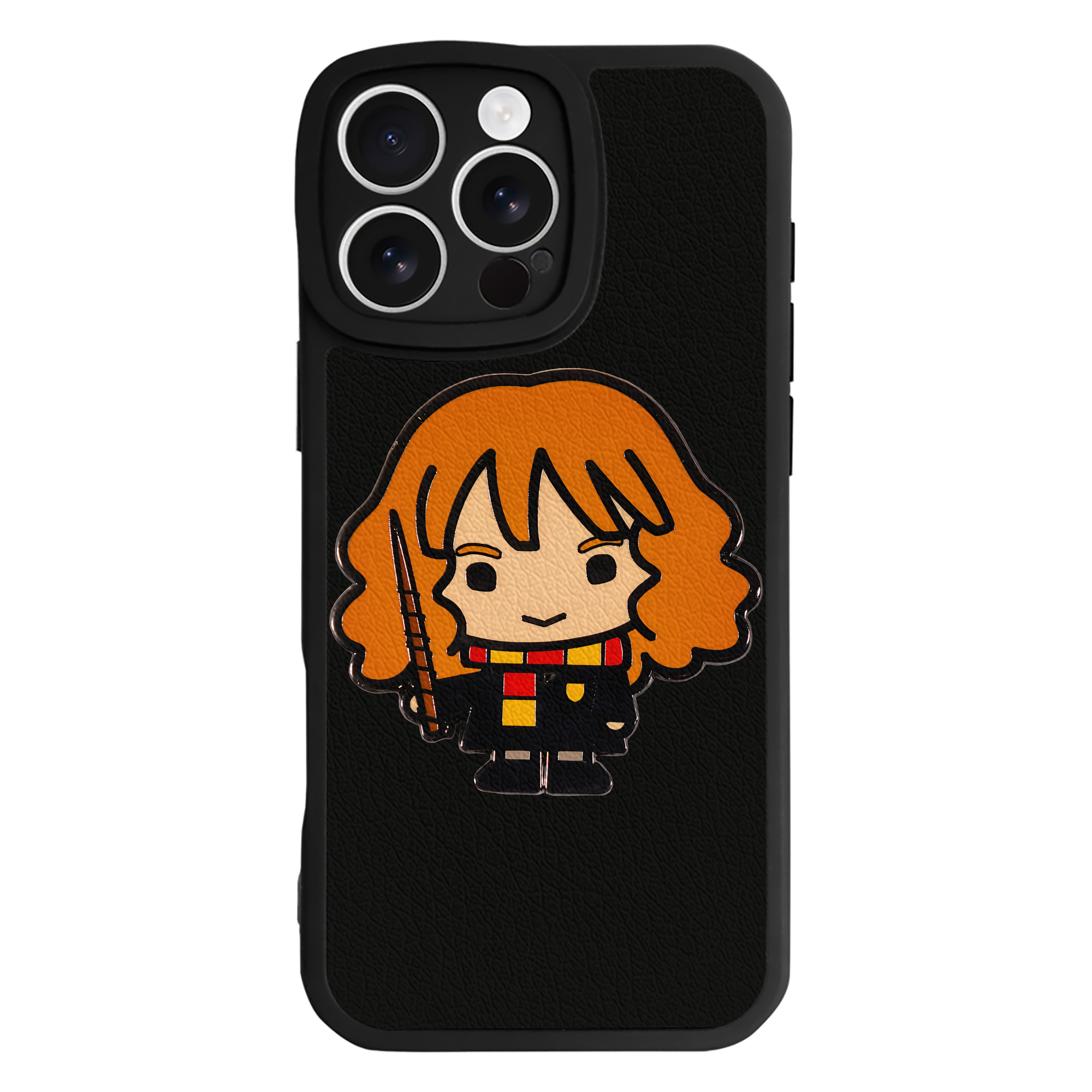 （画像用） Harry Potter ハリー・ポッターシリーズ 【iPhone 16シリーズ対応】シリコンスマホケース（レザー調） 材質：シリコン